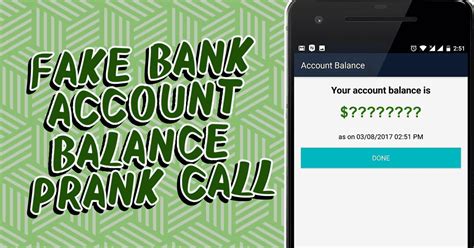For additional fun and scare points, you could <b>prank</b> your partner, roommate, or even your pet with the soundbites while they’re mid-nap. . Account balance prank audio